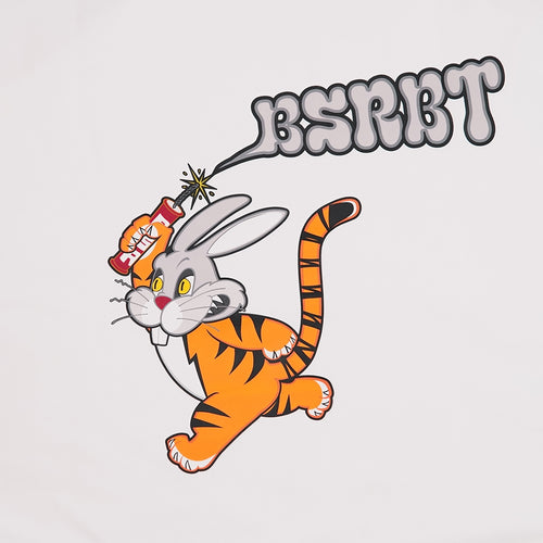 Bsrbt Tiger Rabbit Crewneck White