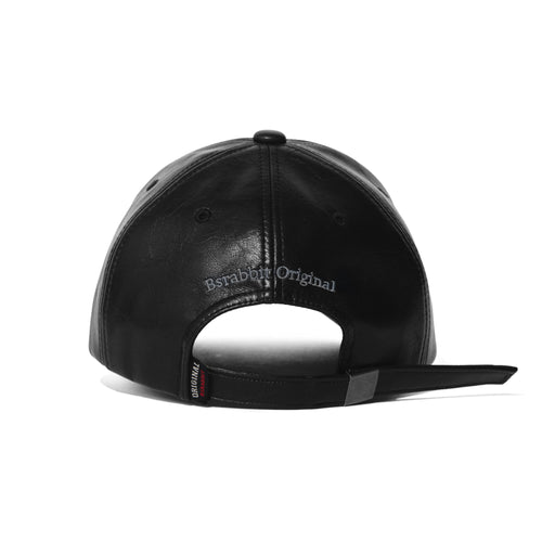 Worldwide Cap Vintage Leather Black