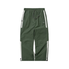 Cut Side Line Wide Track Pants Khaki