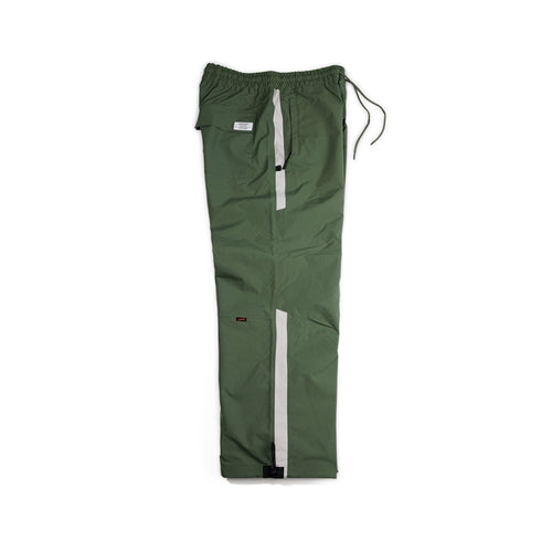 Cut Side Line Wide Track Pants Khaki