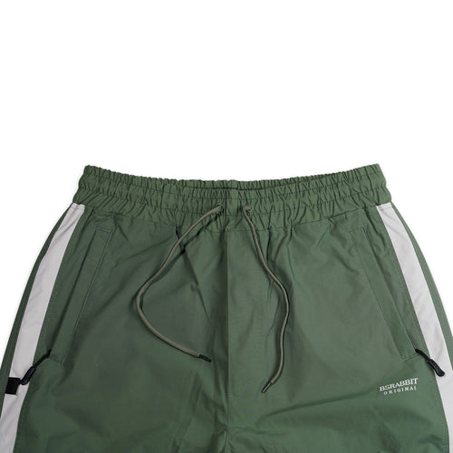 Cut Side Line Wide Track Pants Khaki