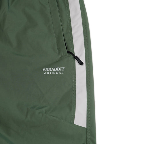 Cut Side Line Wide Track Pants Khaki