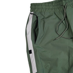 Cut Side Line Wide Track Pants Khaki