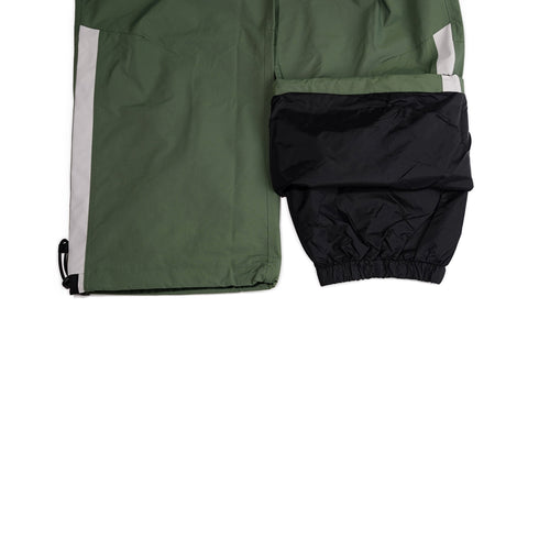 Cut Side Line Wide Track Pants Khaki