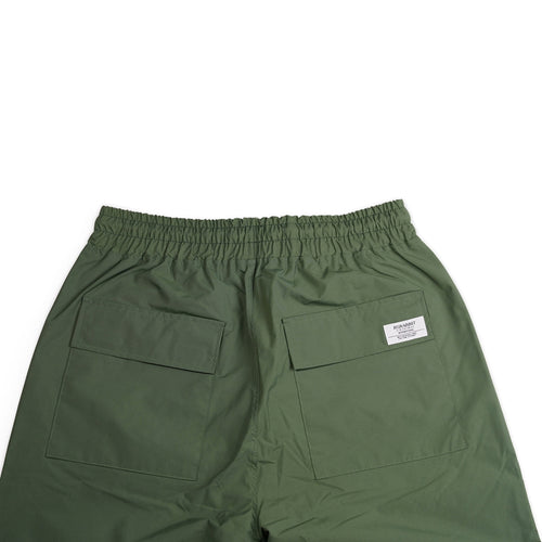 Cut Side Line Wide Track Pants Khaki