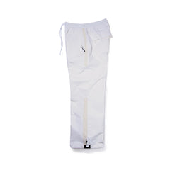 Cut Side Line Wide Track Pants White