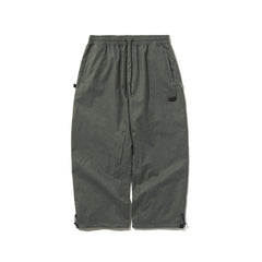 Logo Herringbone Super Wide Ventilation Pants Charcoal
