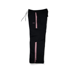 Cut Side Line Wide Track Pants Black