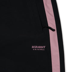 Cut Side Line Wide Track Pants Black