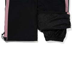 Cut Side Line Wide Track Pants Black