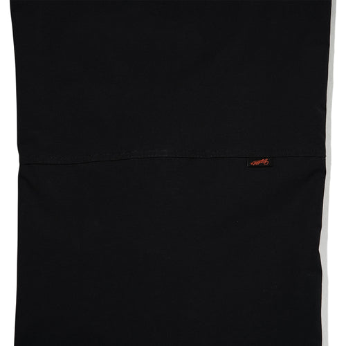 Cut Side Line Wide Track Pants Black