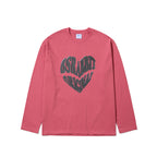 3D Heart Bsrabbit Long Sleeve Deep Pink