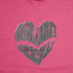 3D Heart Bsrabbit Long Sleeve Deep Pink
