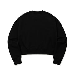 Rabbit Day Focus And Excel Cropped Crewneck Black