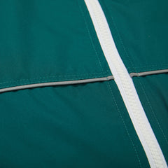 Round Line Hooded Jacket Green