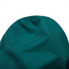Round Line Hooded Jacket Green