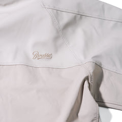 Wide H Hooded Jacket Cream
