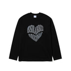 3D Heart Bsrabbit Long Sleeve Black