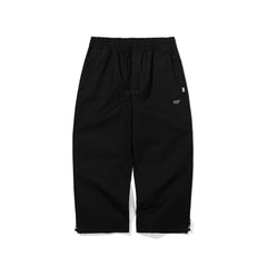 Logo Cotton Super Wide Ventilation Pants Black