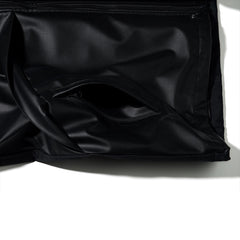 Wide H Hooded Jacket Black