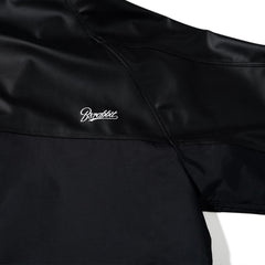 Wide H Hooded Jacket Black