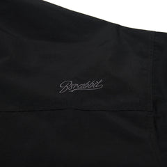 Wide Hooded Jacket Black