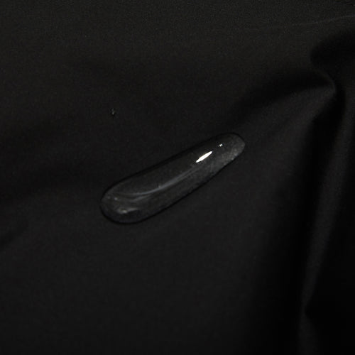 Wide Hooded Jacket Black