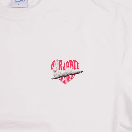 Heart Rabbit Long Sleeve White