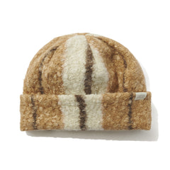 Softly Beanie Brown Stripe