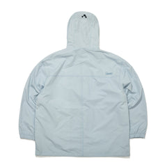 Wide Hooded Jacket Sky