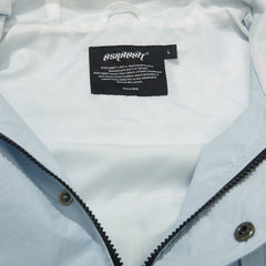 Wide Hooded Jacket Sky