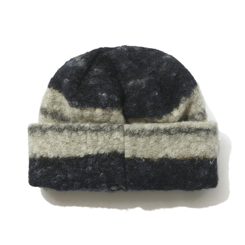 Softly Beanie Black Stripe