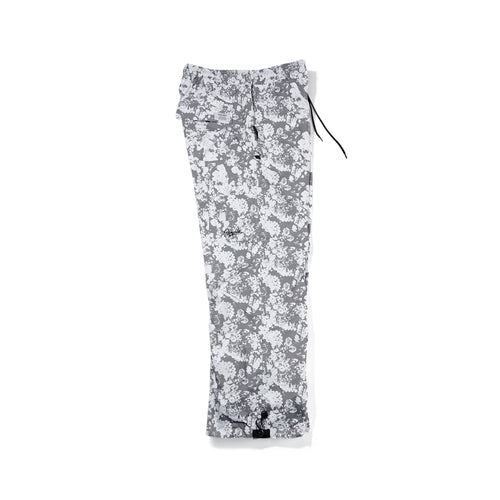 Wide Carpenter Track Pants Mono Flower