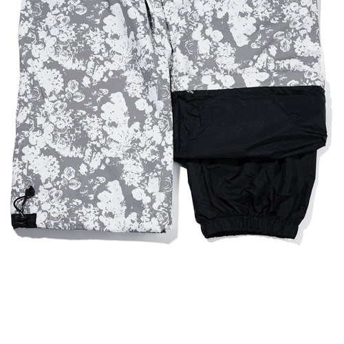 Wide Carpenter Track Pants Mono Flower