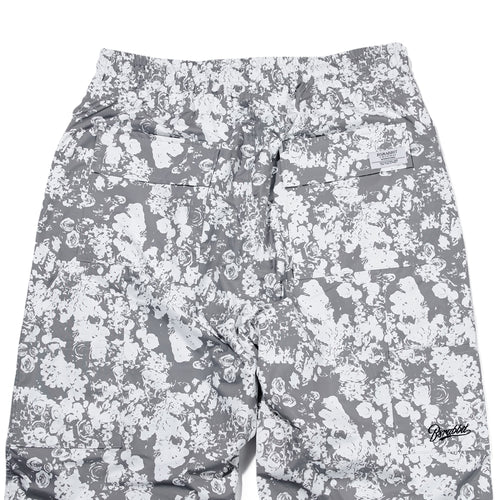 Wide Carpenter Track Pants Mono Flower