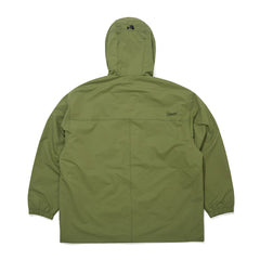 Wide Hooded Jacket Khaki