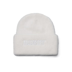 Logo Angora Beanie White