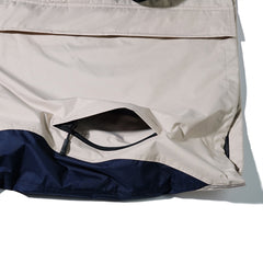 Retro Hooded Jacket Beige