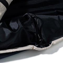 Retro Hooded Jacket Beige