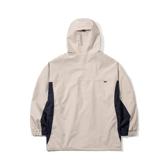 Retro Hooded Jacket Beige