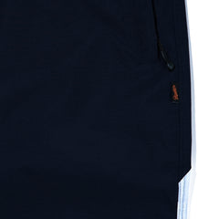 Wide Combination Carpenter Track Pants Navy