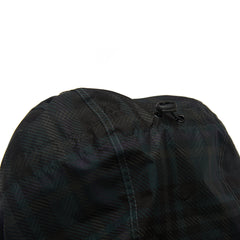 Wide Hooded Jacket Check