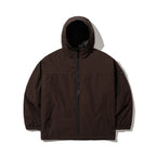 Mild Hooded Jacket Dark Brown