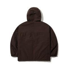 Mild Hooded Jacket Dark Brown