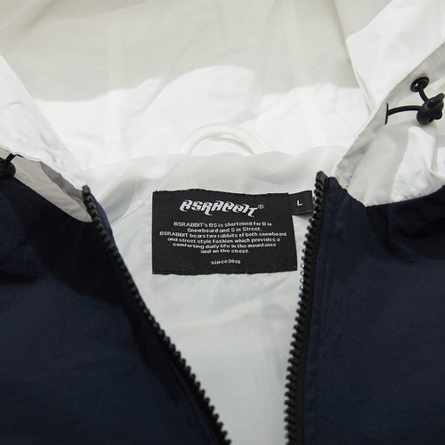 Neat Hooded Jacket Navy