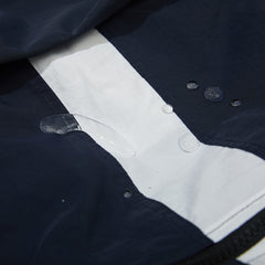 Neat Hooded Jacket Navy