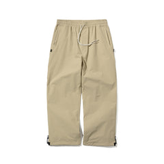 Wide Carpenter Track Pants Beige