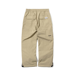 Wide Carpenter Track Pants Beige