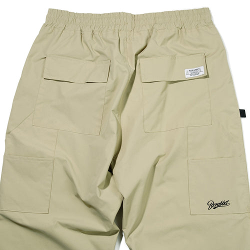 Wide Carpenter Track Pants Beige