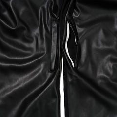 Metal Logo Wappen Ventilation Wide Track Pants Black